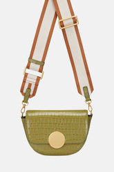 Lottie Croco Crossbody - Small Crossbody - Leaf Olive / One Size